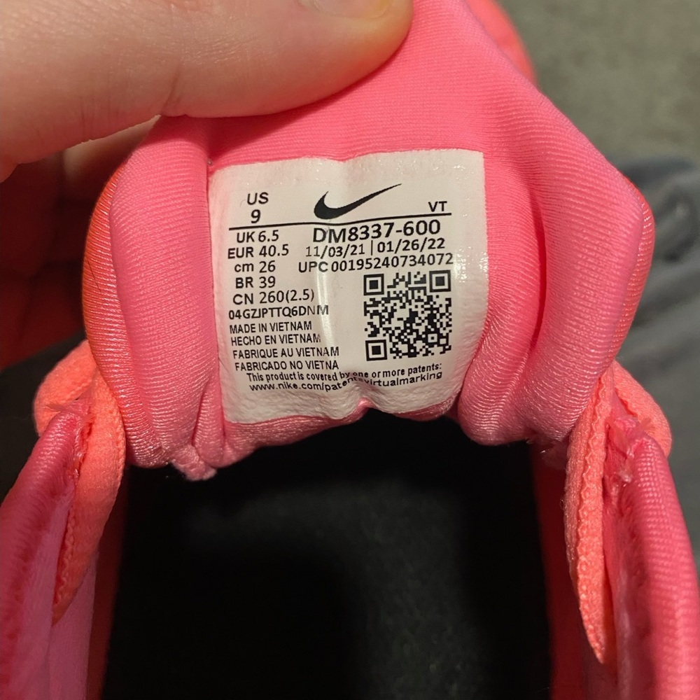 Nike Air VaporMax Plus Bubblegum Pink Sunset Women's DM8337-600 Size 9 - Picture 7 of 7